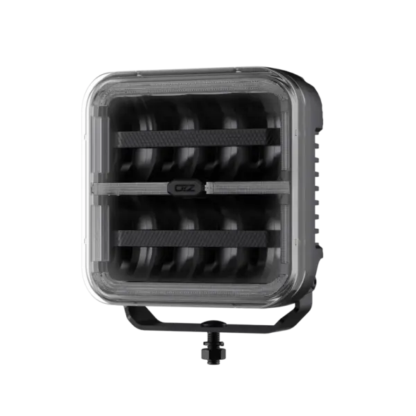 OZZ SQR 7" fjernlys 178mm med park- og varsellys (Sort/Hvit) - Bilde 8