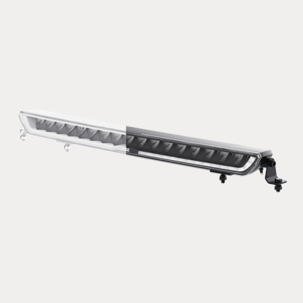 OZZ XB1 P27" fjernlys kurvet (m/parklys) (Sort/Hvit)